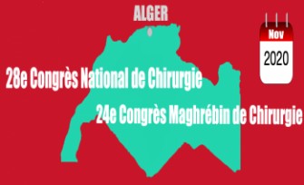 28ème Congrès National de Chirurgie, Novembre 2020 -Alger-