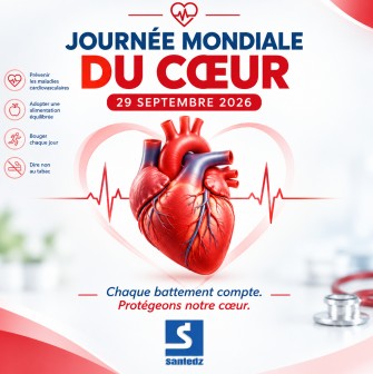29 septembre Journ&eacute;e mondiale du c&oelig;ur 2026 : prot&eacute;ger son c&oelig;ur, c&rsquo;est prot&eacute;ger sa vie